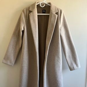 Zara Women’s Felt Texture Coat